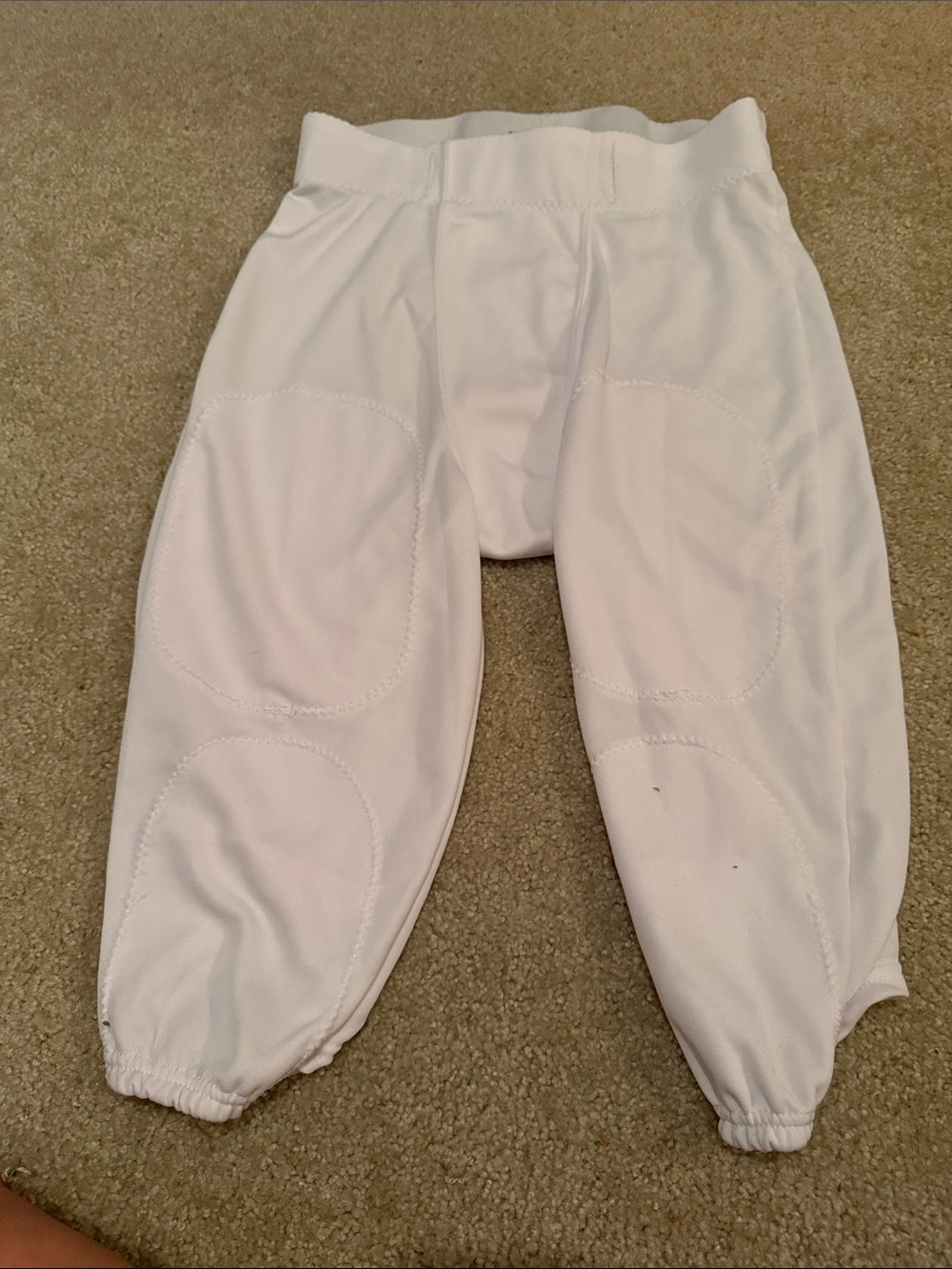 2 All-star White adult Padded Football Practice Pants